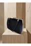 Black Color Imported Luxury K Velvet Chain Metal S Strappy Crystal Stone Women's Evening Dress Bag - 5