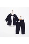 Baby Boy & Child 4-Piece Baby Mevlüt and Bayram Set with Bow Tie and Shirt - 3