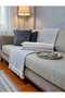 Ultra Soft Plush Non-Slip Sole Tasseled Luxury Sofa Throw Blanket 170 X 210cm - 5