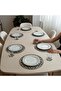 Supla Placemat Felt 34 cm Plate Pan Pot Mat Tableware Service Presentation Fireproof 8 Pieces - 6