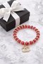 Bright Red Crystal Stone Women's Bracelet |   Premium Elegant Gift Stylish Bracelet - 4