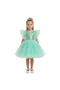 - Alice Butterfly Light Green Party Dress