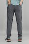 Men's Smoked Relaxed Cut Stretch Fabric Sports Trousers Drawstring Waist Straight Leg - 5