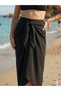Premium Women's Viscose Pareo Beach Dress-80X135 cm Sarong That Can Be Converted to a Dress in Leopard and Multicolor - 4