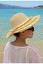 Aveline Fringe – Wide Brimmed Straw Women's Hat - 2