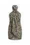 Premium Women's Viscose Pareo Beach Dress-80X135 cm Sarong That Can Be Converted to a Dress in Leopard and Multicolor