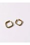 Women's Steel Square Zircon Stone Jewelry Earrings - 3