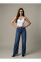 High Waist Wide-Leg Casual Jeans Palazzo Pants
