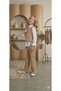 Girl's Knitwear Burgu Vest Set Pants Set - Shirt Burgu Knitted Vest and Pants Combination (New Season) - 2
