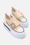 Mdln 713 Stone Buckle Detail Velcro Sports Shoes