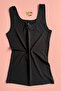 Zerra |   Modal 5-Piece Extra Piped Sleeveless Black, Blue, Pink, Nude and Cagla Women's Undershirt Set 66E03 - 5