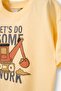 100% Cotton Oversized Printed Short Sleeve T-Shirt for Baby Boy H4432A526Sm - 2