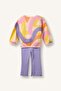 2'Li Set Pants T-Shirt Baby Girl H2024A526Sm - 4