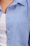 Single Pocket Oversize Linen Shirt - 4