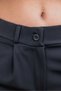 Women's Black High Waist Palazzo Pants Wide Leg Crepe Fabric Comfortable Fit Daily Stylish Trousers - 5