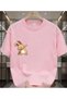 Unisex Men/Women Tvşhvç Special Printed Oversized Cotton T-Shirt