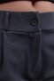 Women's Gray High Waist Palazzo Pants Wide Leg Crepe Fabric Comfortable Fit Daily Stylish Trousers - 5