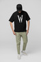 Wednesday Oversized T-Shirt |   Unisex 100% Cotton Black Printed Custom Design Tee - 4
