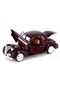 Motormax 1939 Chevrolet Coupe Claret Red 1:24 Model Car Claret Red - 3