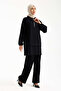 Women's Premium Modal Fabric Two-Piece Set – Relaxed Fit Tunic and Pants - 3