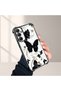 Samsung Galaxy A34 5g Compatible Butterfly Printed Transparent Silicone Shock-Absorbing Case Stylish and Durable
