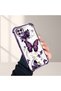 Realme C21 Compatible Butterfly Printed Transparent Silicone Shock-Absorbing Case Stylish and Durable