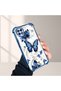 Realme C21 Compatible Butterfly Printed Transparent Silicone Shock-Absorbing Case Stylish and Durable