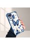 Redmi Note 11 Pro Compatible Kelebek Printed Transparent Silicone Shock Absorbing Case Stylish and Durable