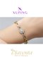 Xuping Vip Pole Star Zircon Stone Model Bracelet Xuping Gold Bracelet Non-Tarnish/Gift-17Cm+2