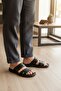 Three-Band Smooth Vaketa Textured Anatomical Slipper