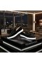 Black S Suede P Tasseled White Sole Loafer - 8
