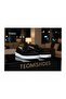 Black S Suede P Tasseled White Sole Loafer - 6