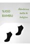 Bamboo Sneakers White Black Socks Stitch-Free Invisible Ankle Sports Socks Premium 4-Pack - 5