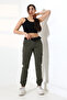 Linen Cargo Pocket Seasonal Trousers with Elastic Legs - 4