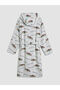 Lcw Home Mixed Printed Cotton Men's Bathrobe - 4