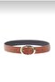 Oval Gold Buckled Women's Belt I, Jacket Belt I, Pants Belt I - 2