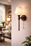 Lale Wall Sconce Pinterest E27 Modern Sconce with Chain Switch Living Room Hallway Lighting - Electric - 3