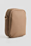 Women's Shoulder Bag with Shoulder Strap Bag 406 Mink Pia - 2