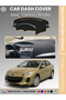 Mazda 3 (2009-2013) Dashboard Cover Panel Rug Si Protection Dashboard Protection Vehicle Specific Non-Slip Easy Installation