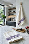 3-Piece Set of Bamboo Kitchen Napkins and Drying Cloths - 45X70 cm