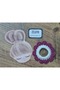 Hand Knitted Floral Bun Hairpin - 4