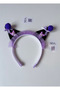 Kuromi Special Design Crown with Tulle and Pompom Detail |   Purple Kuromi Crown - 2