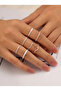 10-Piece Basic Ring and Eklem Ring Set - 3
