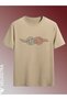 Unisex Women's Men's Knot Printed Oversized Comfortable Daily Use Combed Cotton T-Shirt