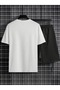 Men's Oversized Tracksuit with Shorts - Special Edition Prs Printed T-Shirt - Shorts - 2