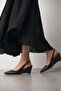 Women's Evening Dress Pointed Toe Open Back 8cm Wedge Heel Pack Shoes - 4