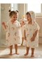 100% Cotton Muslin Hooded Beach Children's Baby Poncho Bathrobe Bath Towel with Side Straps for Ages up to 8