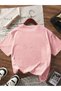 Girl's Sweet Cat Printed Oversized Comfortable Daily Use Combed Cotton T-Shirt - 3