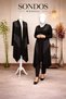 Women's Sevda Large Size Verev Glittery Asymmetrical Vest