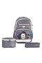 Relaxion 1920 Smoked Boys' 3-Piece Primary School Set P Plush U S Backpack Lunchbox and Pen Holder